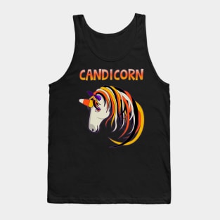 Candicorn the Halloween Unicorn Tank Top